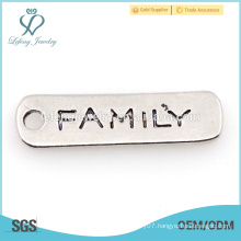 Fashion zinc alloy silver family necklace charms jewelry for sale